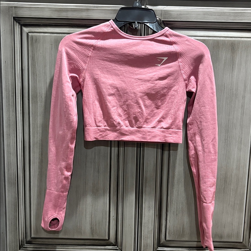 Gymshark Green, Blue, and Pink Long Sleeve Crop Tops - Picture 10 of 16